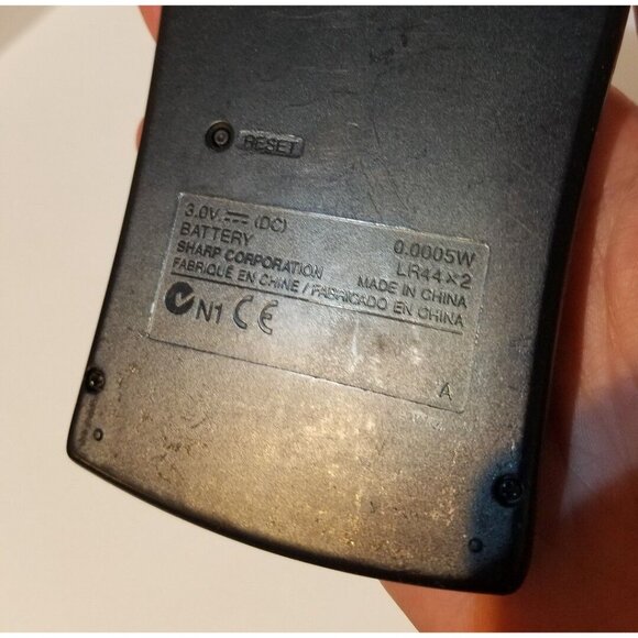 Sharp EL-501W Scientific Calculator with cover #4 - Picture 4 of 4